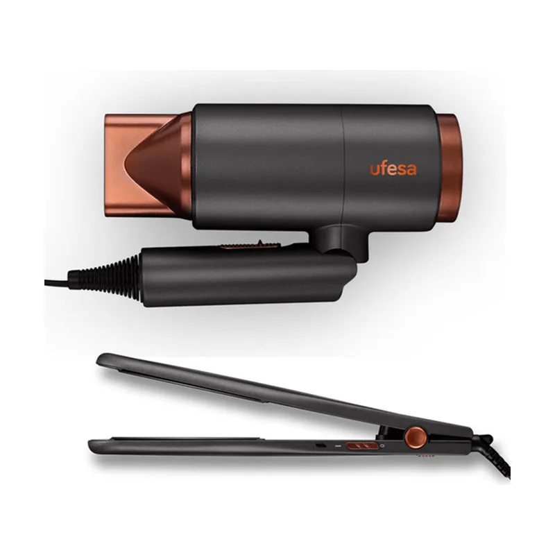 Ufesa SET Secadory Plancha Pelo MY Glamour SET