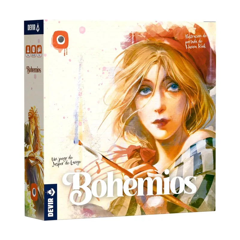 Devir Bohemios Juego de Mesa de Estrategia y Construcción de Mazos de Temática Artística Bohemia en París