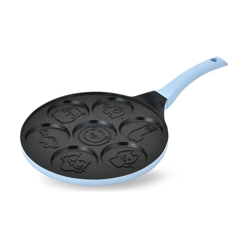 MR-1222 Sartén para tortitas de 26 cm con diseño de emoticono sonriente