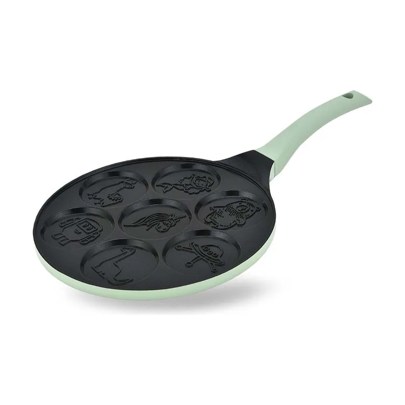 MR-1222 Sartén para tortitas de 26 cm con diseño de emoticono sonriente