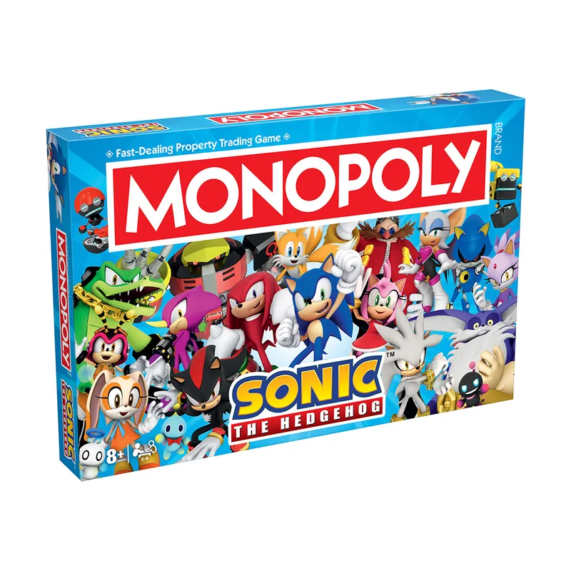 Asmodee Monopoly Sonic the Hedgehog Juego de mesa Simulación económica