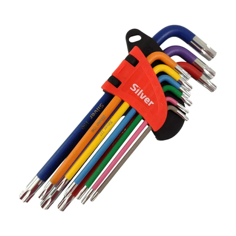 Silver Torx 9szt. t10-t50