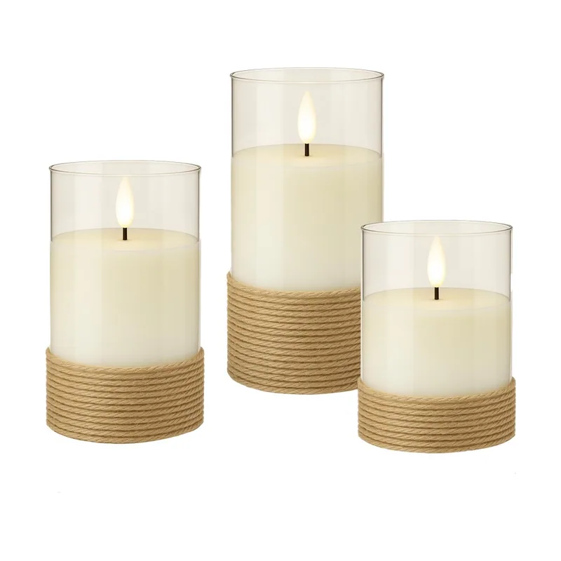 GooBay Juego de 3 velas