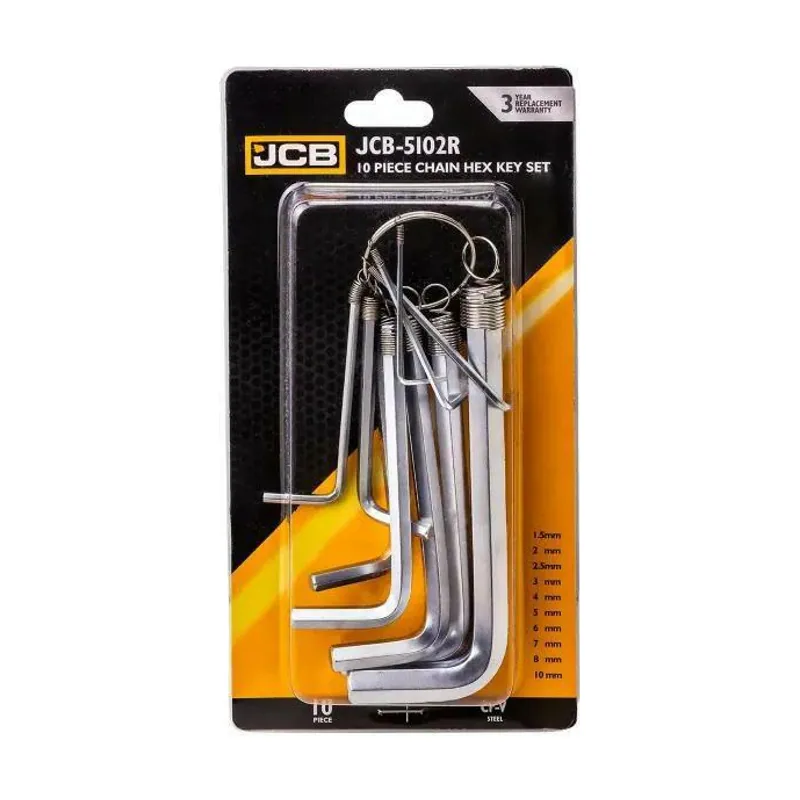 Jcb imbusy 10szt. 1.5-10mm
