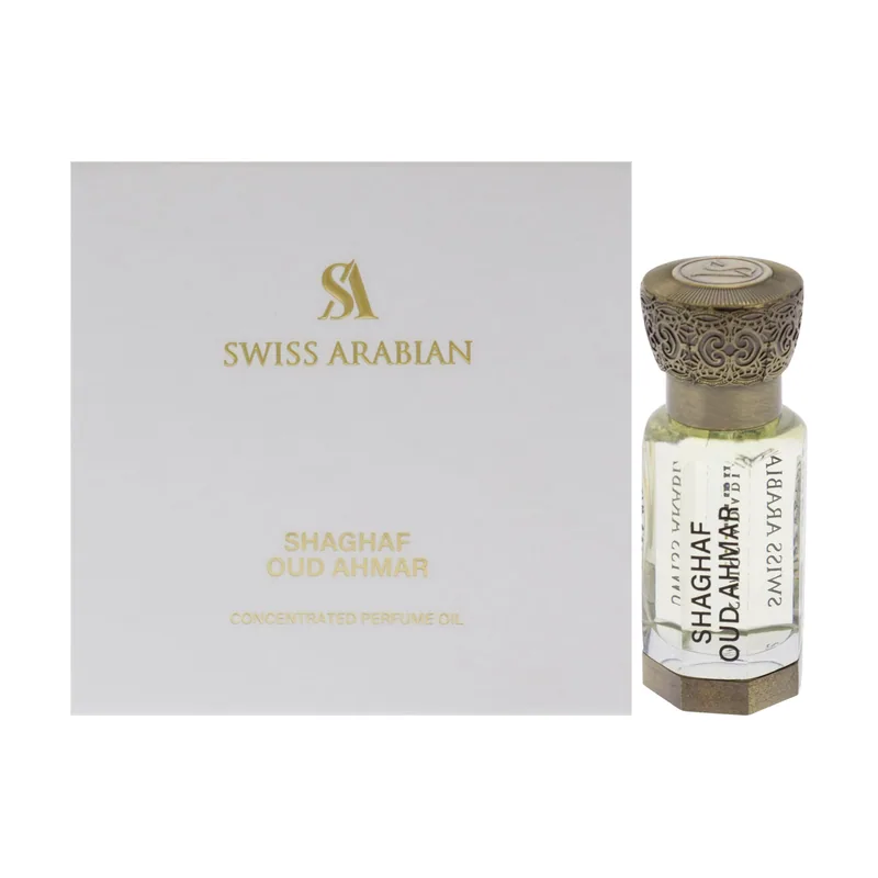 Shaghaf Oud Ahmar Aceite de Perfume Concentrado Unisex