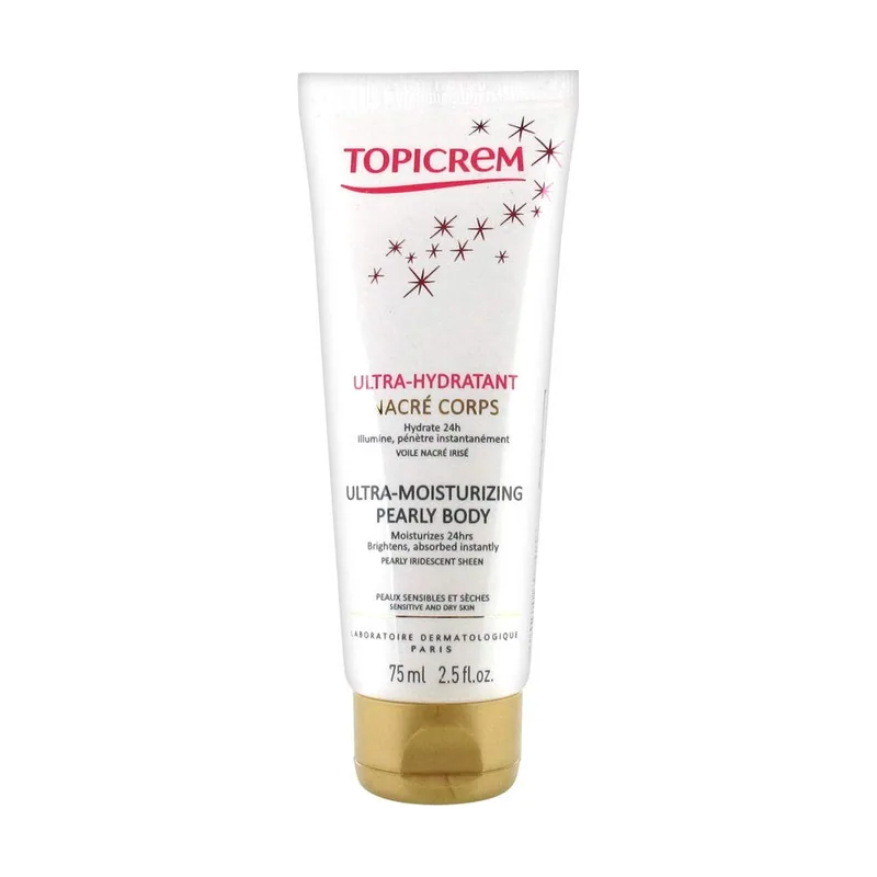 Topicrem crema corporal ultra-hidratante perlada 75 ml