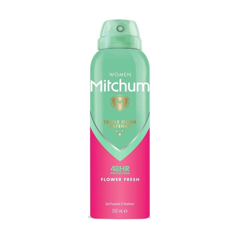 Mitchum Women Triple Odor Defense 48HR Protection Flower Fresh Antitranspirante y desodorante 200 ml