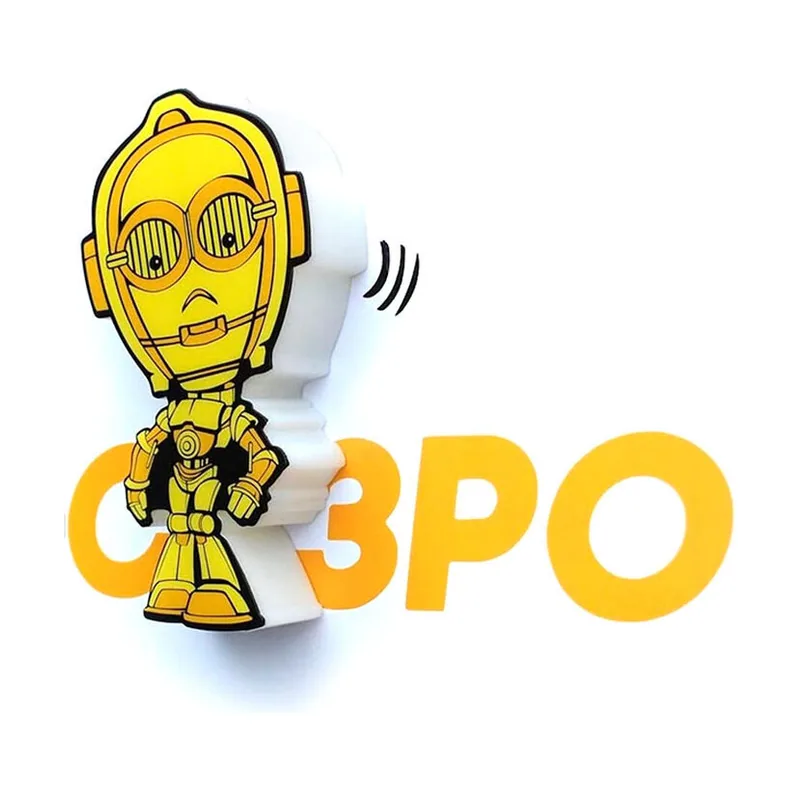 3d Light Fx Star Wars Lámpara Decorativa Pared 3D Mini c3po