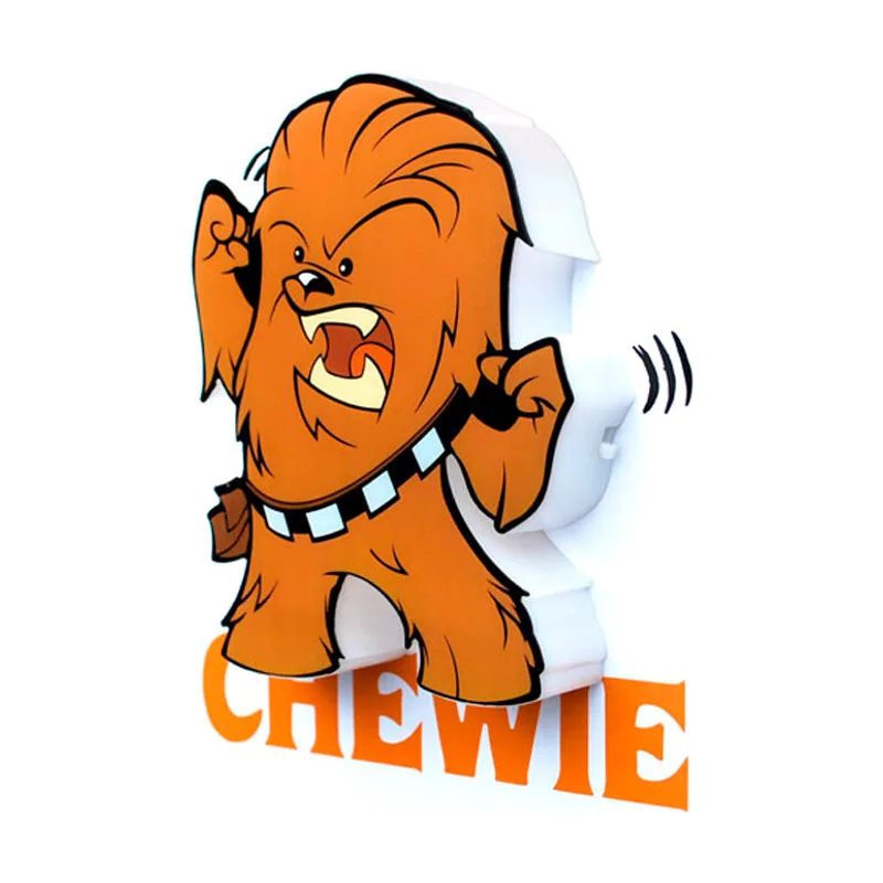3d Light Fx Lampara led 3D pared Chewie Star Wars Disney mini