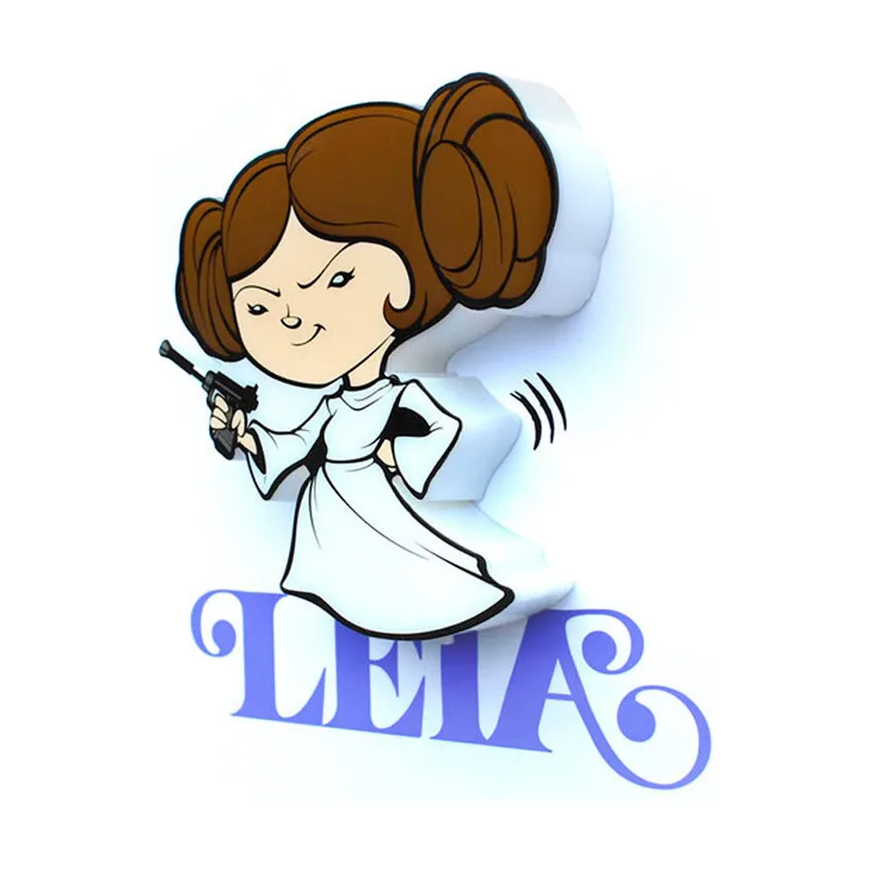 3d Light Fx decorativa pared 3D Star Wars Mini Leia