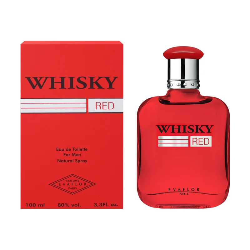 Evaflor WHISKY RED • Eau de Toilette • Vaporizador • Perfume para hombre • EVAFLORPARIS