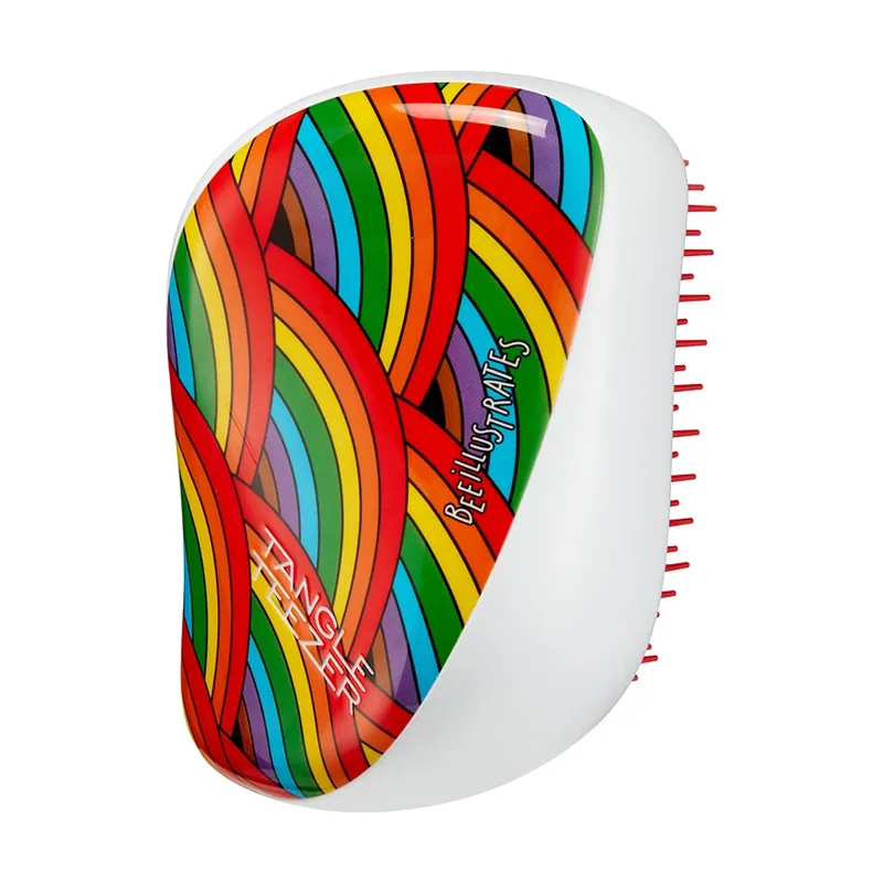 Tangle Teezer Cepillo desenredante compacto para cabello húmedo y seco