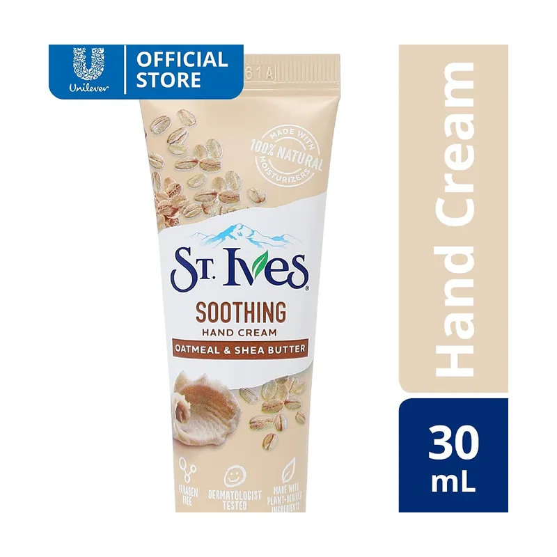 St. Ives 30ml Crema de Manos Calmante Avena y Manteca de Karité