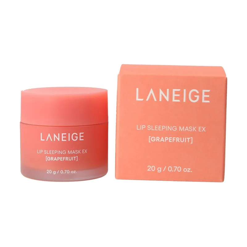 Laneige SLEEPING MASK mascarilla de noche labios #Grapefruit
