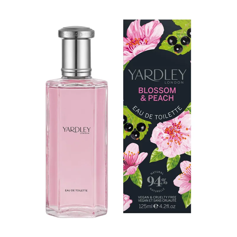 Yardley blossom & peach eau de toilette spray