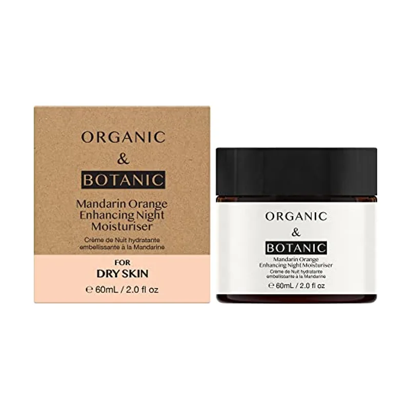 Organic & botanic mandarin orange enhancing night moisturiser 60ml