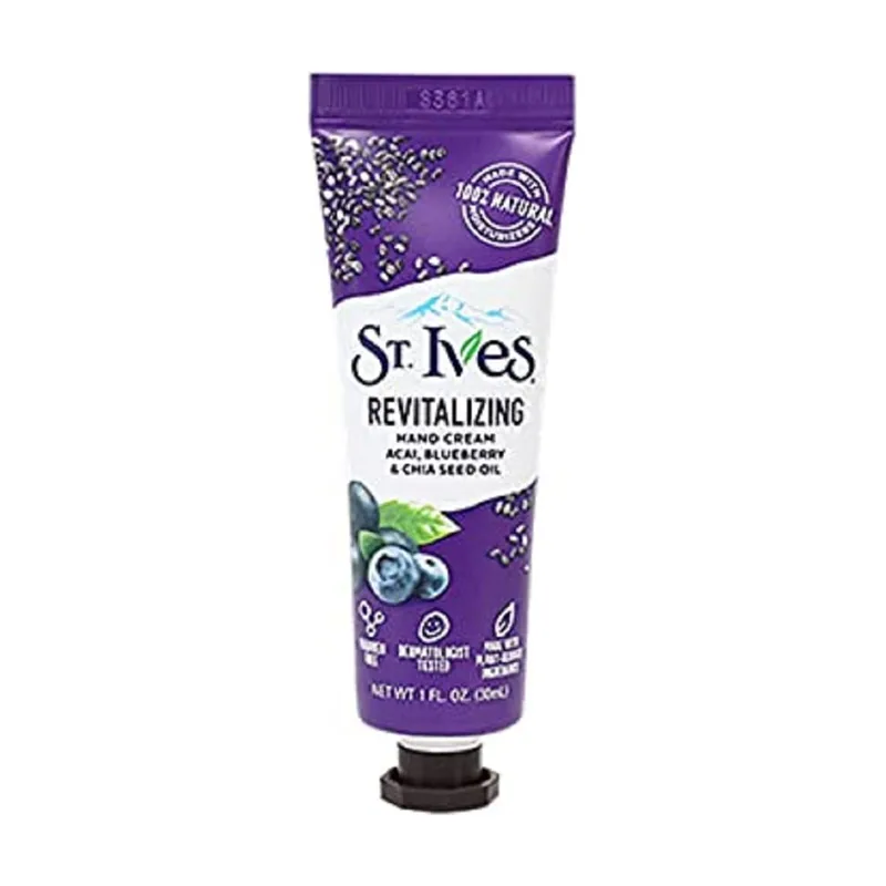 Revitalising Acai Blueberry & Chia Seed Oil Crema de manos para hombre y mujer