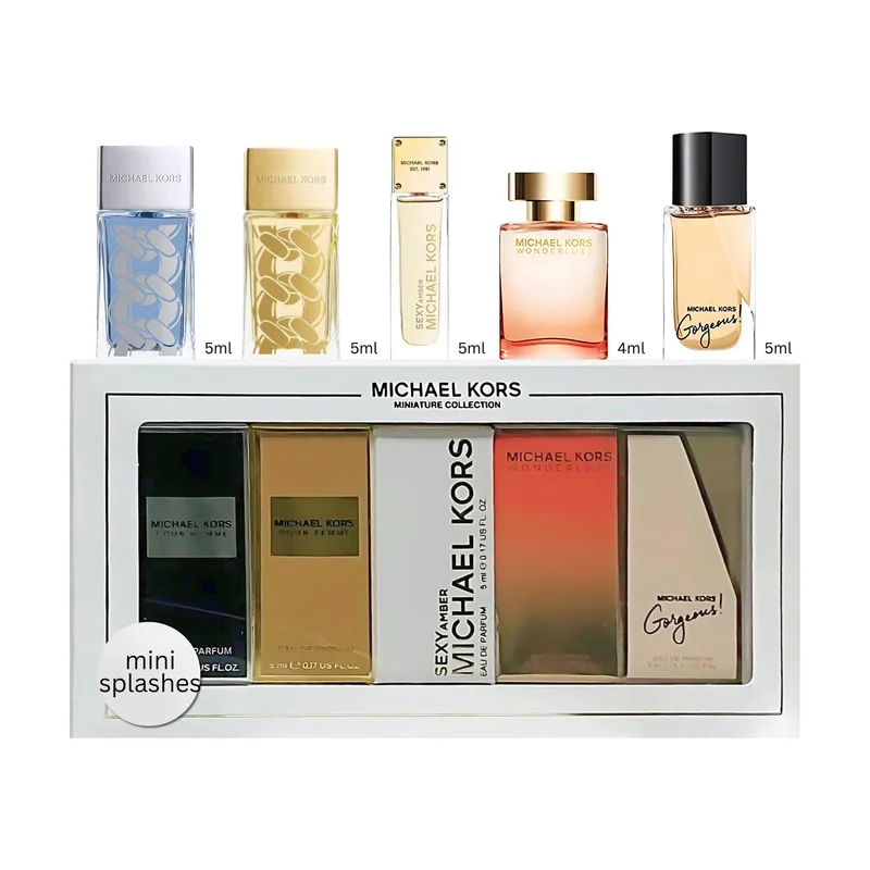 Michael Kors fragrance gift set gorgeous! edp + wonderlust edp + sexy amber edp + pour femme edp + pour homme edp