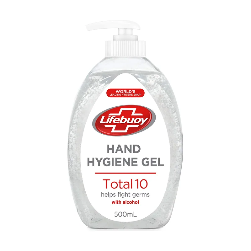 Lifebuoy antibacterial hand hygiene sanitizer gel 500ml with pump