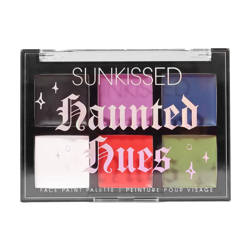 Sunkissed haunted hues face paint palette