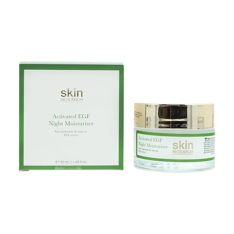 Skin Research activated epidermal growth factor night moisturiser 50ml