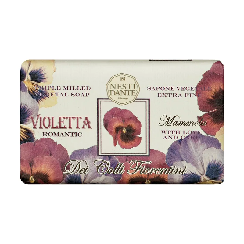 Nesti Dante dei colli fiorentina triple milled vegetal soap violetta romantic 250 g