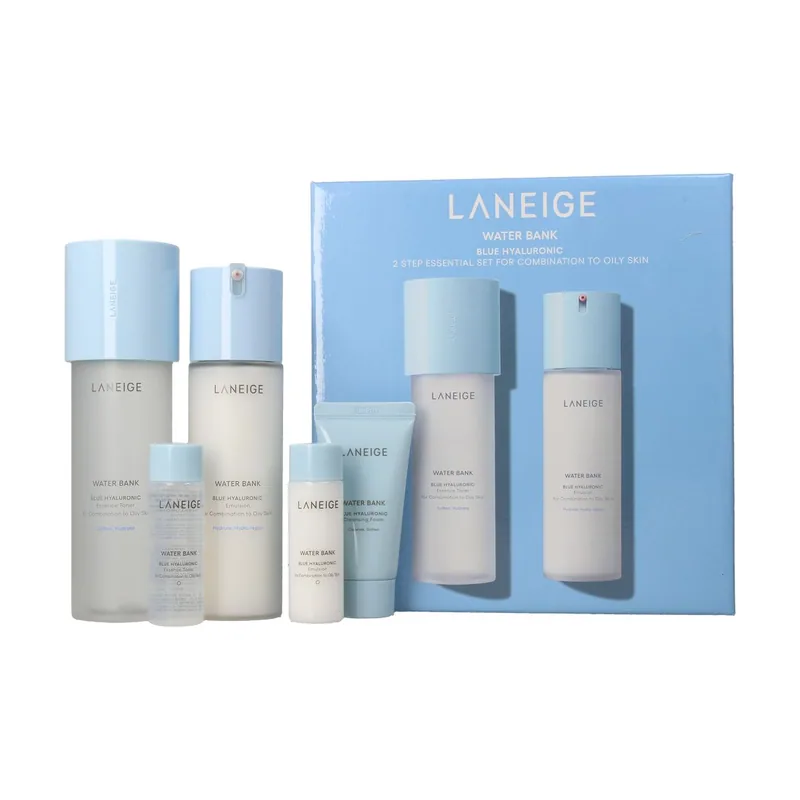 Laneige Water Bank HA Blue Essential Oily Skin Estuche 5 pz