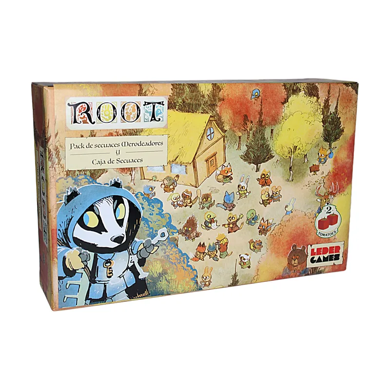 2 Tomatoes Games | Root: Secuaces Merodeadores | Juego de Mesa con Tablero | Gestión de Mano | de 2-4 Jugadores | Idioma: Español | Temática: Animales