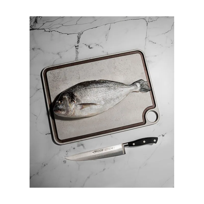 Cuchillo Cocina Forjado en Acero Inoxidable y Hoja de 200mm. Cuchillo Chef Profesional para Cortar Pescado