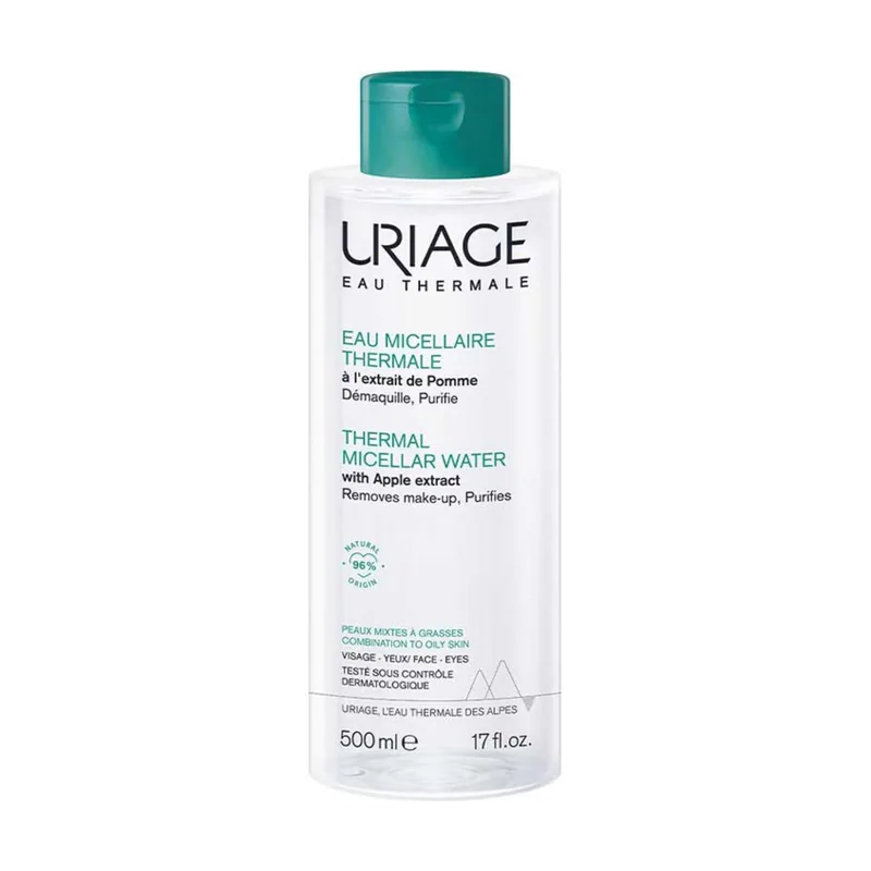Uriage Agua Micelar Termal para Pieles Mixtas a grasas Rostro y Ojos