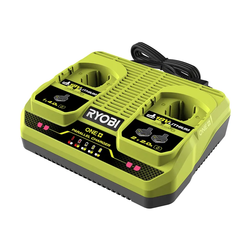 Ryobi Cargador de 2 Puertos 4.0A/h