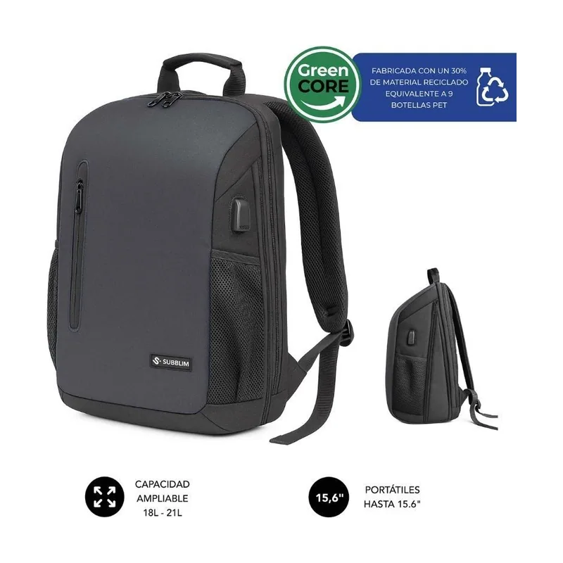 Subblim Nomad Xpand Air Padding Mochila Portátil 15,6"