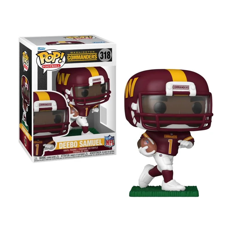 Funko Deebo Samuel Washington Commanders NFL Pop!