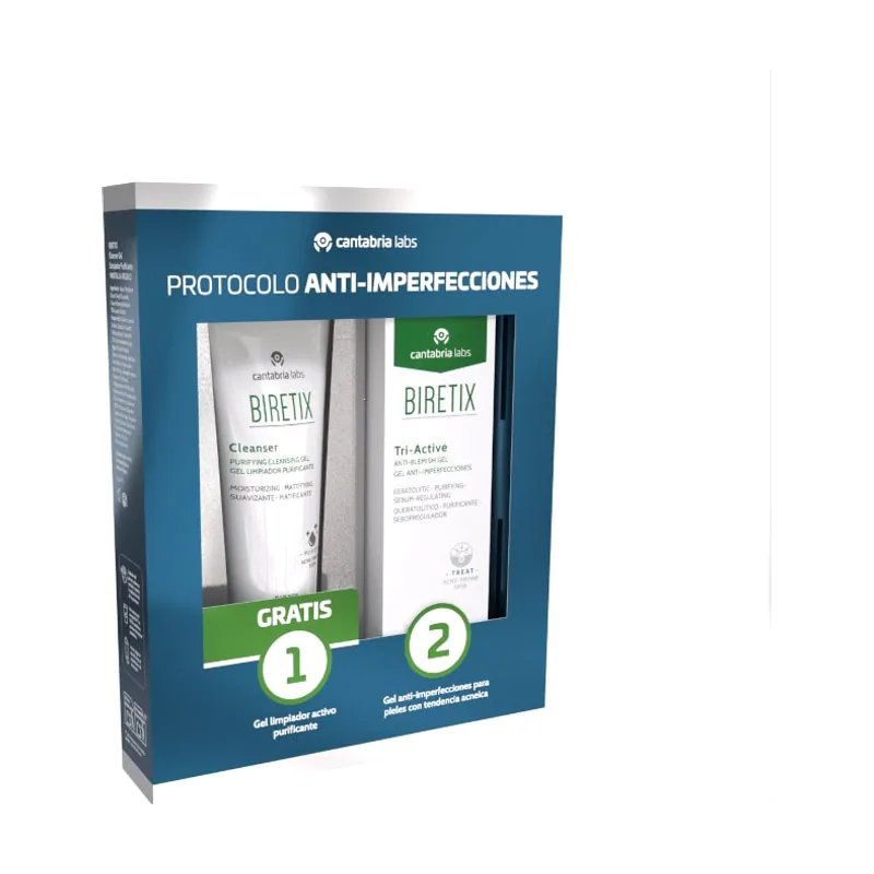 Biretix Pack Triactive Gel 50 ml + Cleanser 200 ml REGALO
