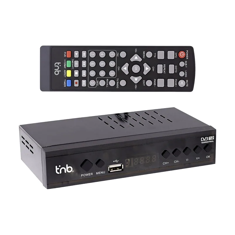Tnb Decodificador TNT2 Full HD con Búsqueda Automática/Manual