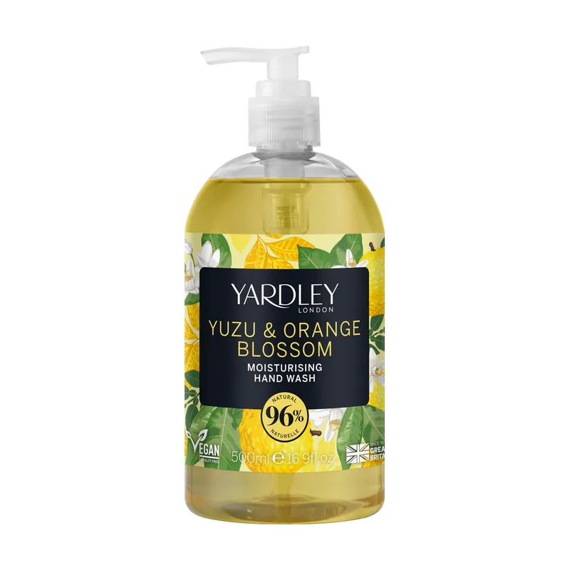 Yardley London Deluxe Yuzu & Orange Blossom Botanical Hand Wash 500 ml