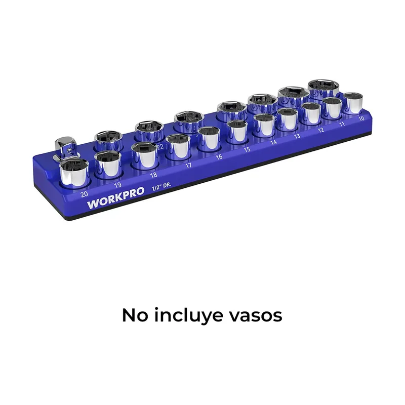Workpro Organizador magnético vacío para vasos de 1/2" estándar
