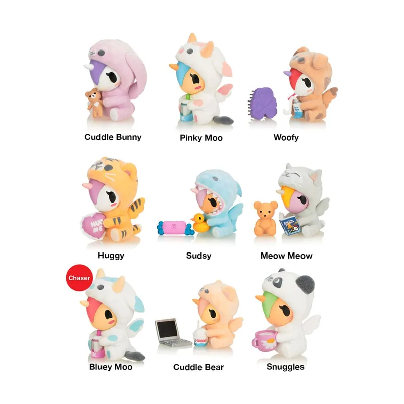 Tokidoki Unicorno figuras blind box surtido cozy unicorno 7 cm 8
