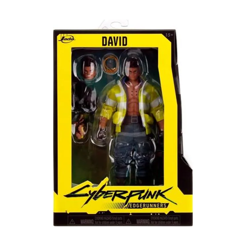 Jada Cyberpunk Edgerunners Figura David 15 cm articulada