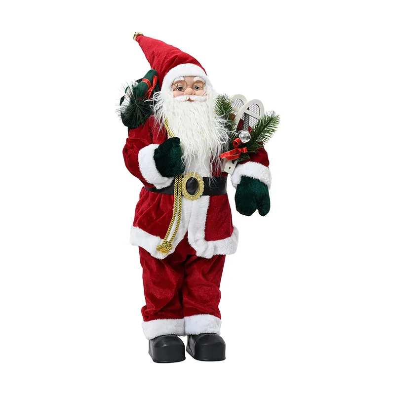 Decoris DomoDomo Figura de Papá Noel de 45 cm