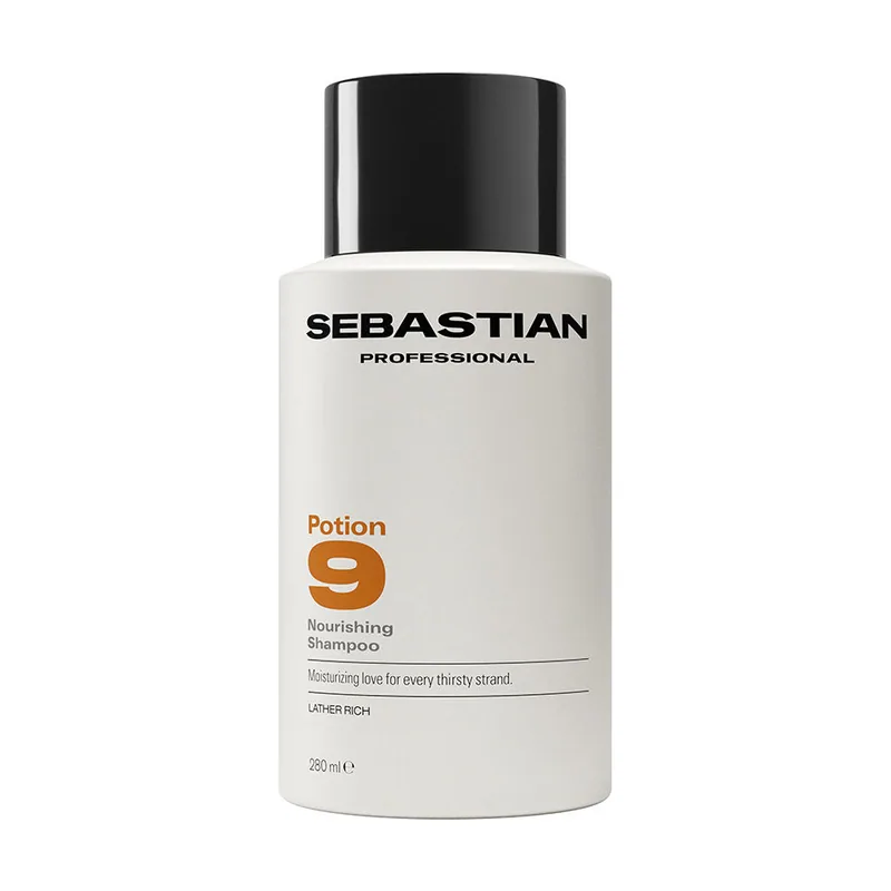 Sebastian Professionals POTION 9 champú nutritivo e hidratante profesional limpieza y suavidad irresistible 280 ml