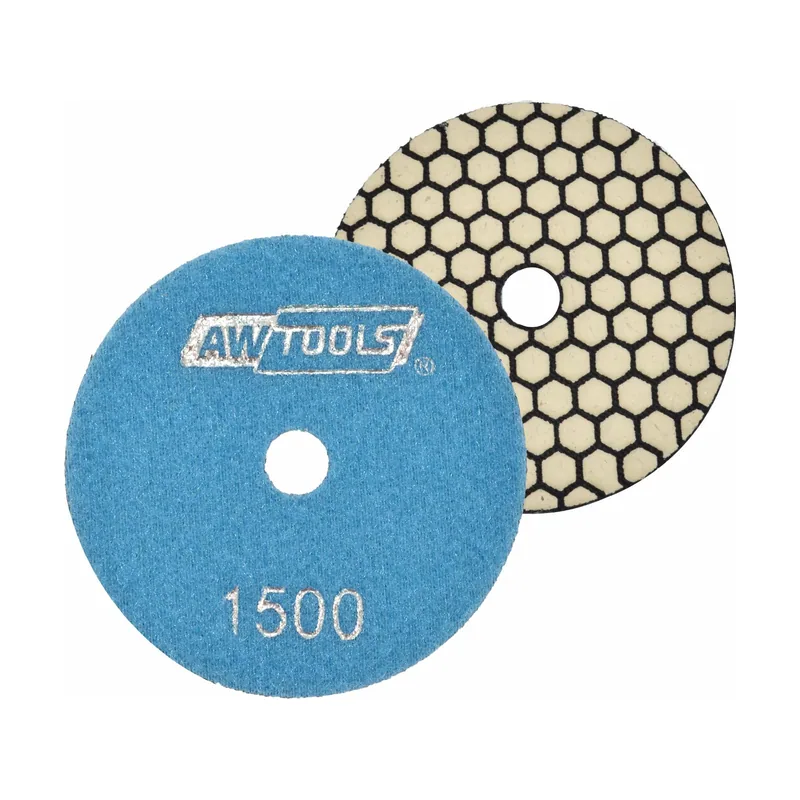 Awtools AW Almohadilla de Pulido 100mm Gr.1500 en Seco