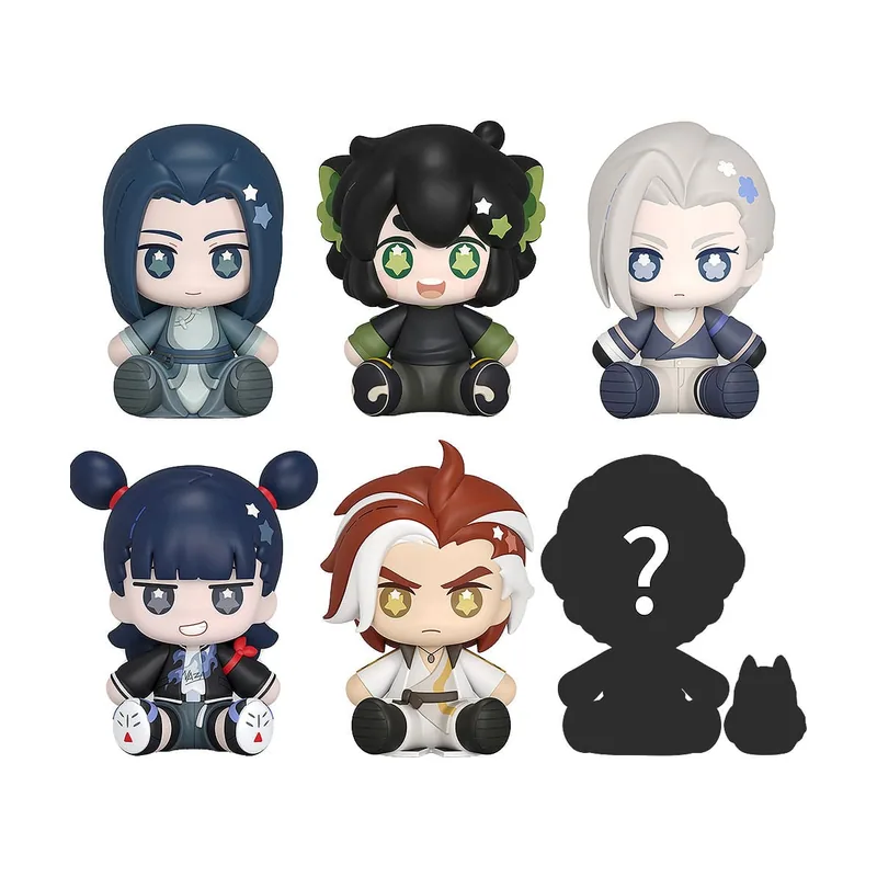 The legend of hei ii figuras chibi huggy 7 cm cajas sorpresas surtido 6