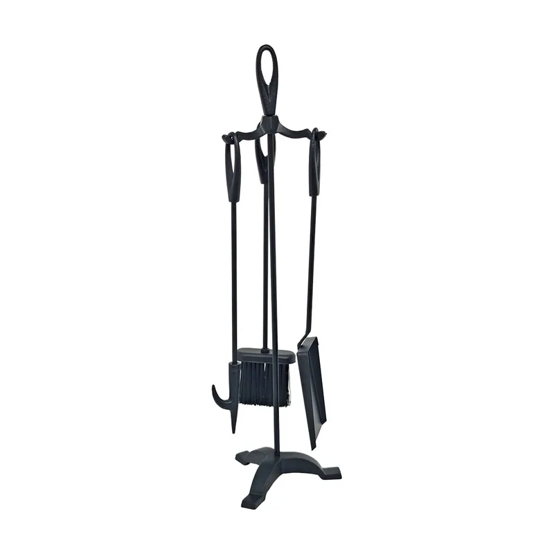 EDM Kit de chimenea forja 3 piezas 19 x 68,5 cm