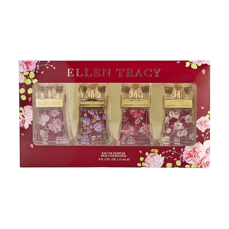 Ellen Tracy miniatures gift set brilliant edp + dazzling edp + dynamic edp + sensational edp