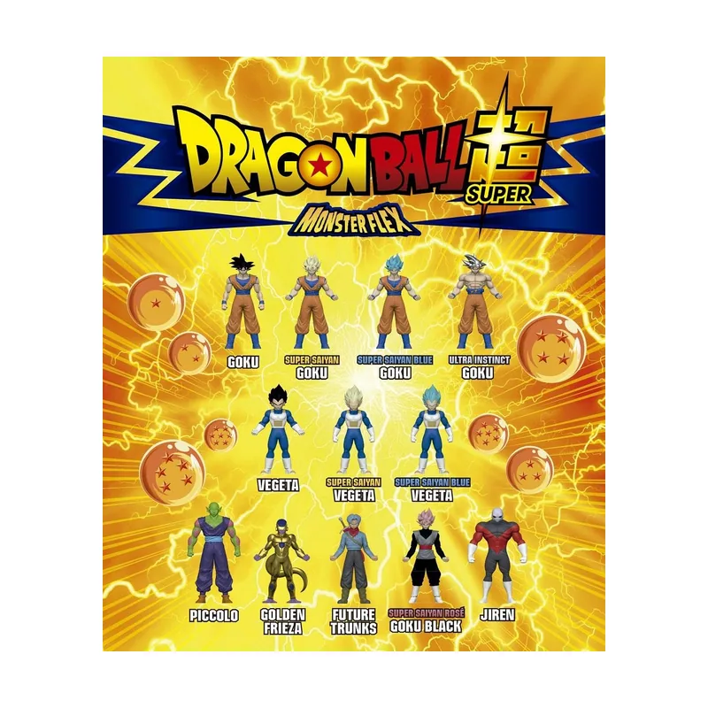 Figura Estirable Monsterflex Dragon Ball 17 cm