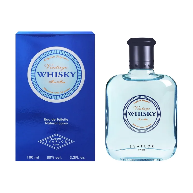 Evaflor WHISKY VINTAGE • Eau de Toilette • Vaporizador • Perfume para hombre • EVAFLORPARIS