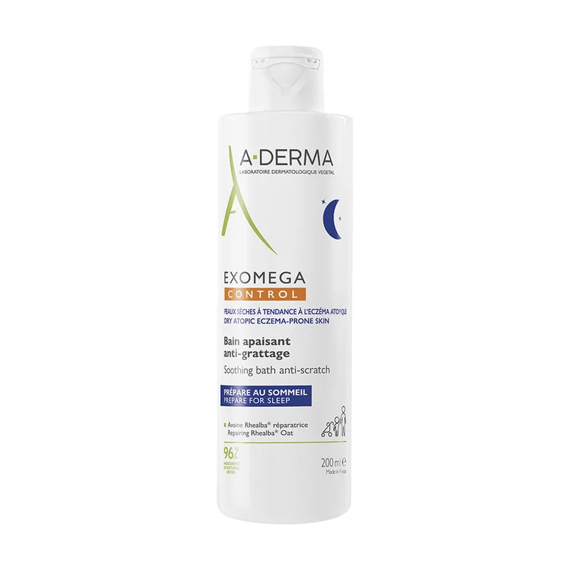 A-derma EXOMEGA CONTROL baño calmante antipicor 200 ml