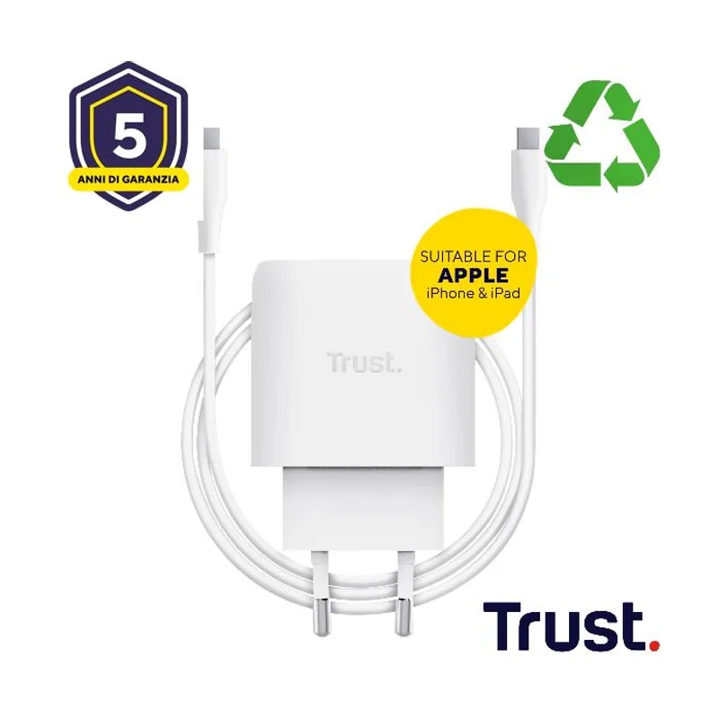 Trust Alimentatore 45w usb-c per apple
