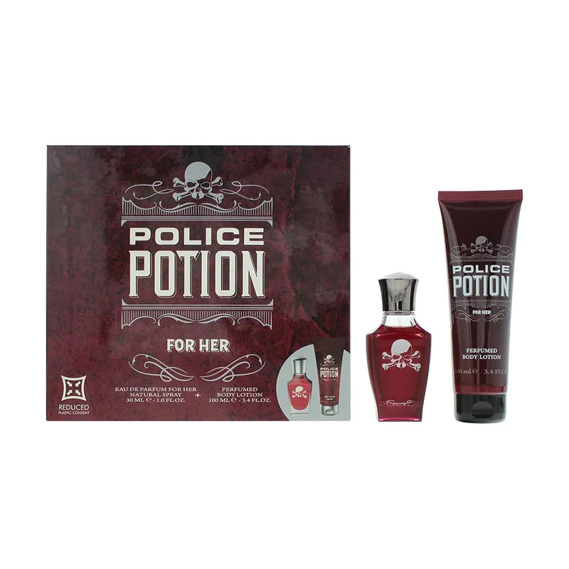 Police potion for her gift set edp + body lotion